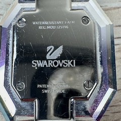 Swarovski Crystal Ladies Watch 125196 3ATM 30m Silver Dial