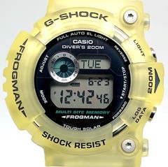 G SHOCK G SHOCK Casio Watch GW 202AK 7 FROGMAN Ilkuzhi 2002 Tough Solar Skeleton