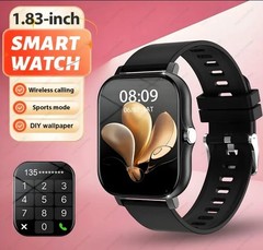 Smart Watch – Wireless Bluetooth Call, Fitness Tracker, Black Sport Edition