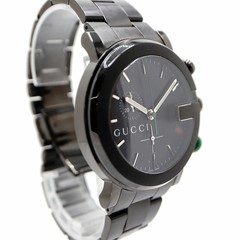 Used GUCCI YA101331 101M G Chrono Wrist watch Men Quartz Black