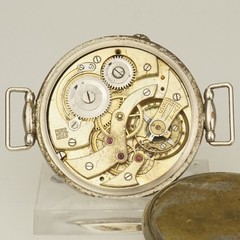 H. MOSER Co Military Wrist Watch Men’s no fusee duplex chronometer no repeater