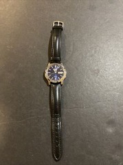 Seiko Automatic 21 Jewels Watch Blue Dial Day/Date 7S26-02J0