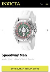 Invicta Speedway Men’s Watch – 50mm, Quartz Chronograph. Model 50493