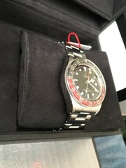 Tudor Heritage Black Bay GMT Pepsi Wrist Watch for Men Box Card 79830 41MM NEW