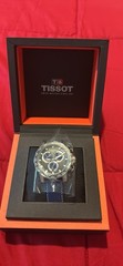 Tissot Supersport Chrono Men’s Quartz Chronograph Blue Dial Rubber Strap w/ Box