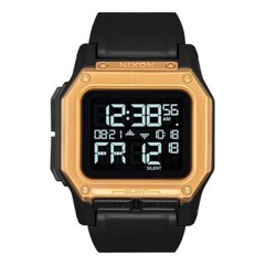 Nixon Men’s Regulus Black Gold Chronograph Digital 46mm Watch A1180-010-00