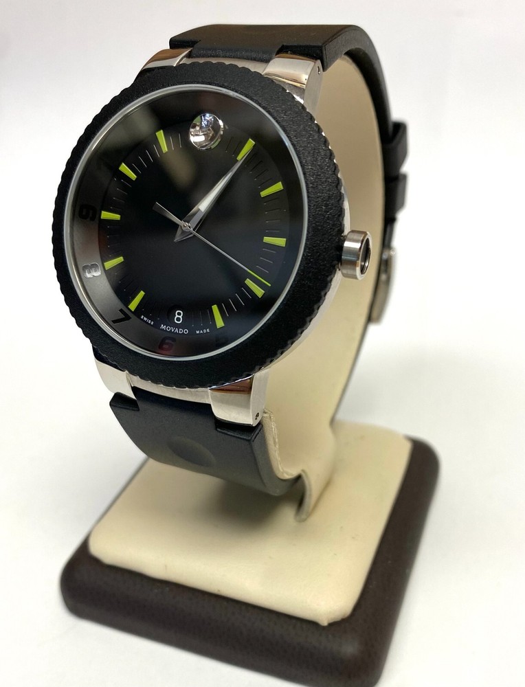 MOVADO Sport Edge Men’s Stainless Steel Sapphire Crystal luminescent hands Watch