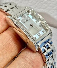 Ebel Tarawa E9901JIS Diamond Bezel Watch Sapphire Crystal Used