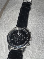 Bulova Men’s Black Croc. Leather Chronograph Wrist Watch 96A173