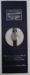 NEW Pendleton Woolen Mills Black and White Plaid Ladies Watch