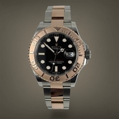 2025 MINT! Rolex Yacht-Master 40mm Two-Tone 18k Rose Gold Steel Black 126621
