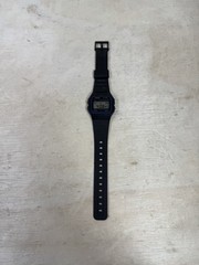 Vintage 593 Casio F-91W Mens Watch 33mm Digital Alarm Chronograph Black