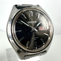 Seiko 5 Actus 7019-8010 1976 Automatic Black Dial Watch