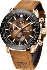 BENYAR Watch for Men Analog Quartz Chronograph Waterproof Luminous Designer Mens