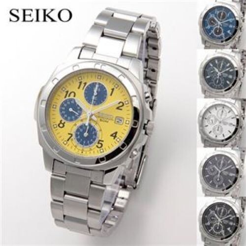 Seiko chronograph quartz men’s watch “JAPAN” New