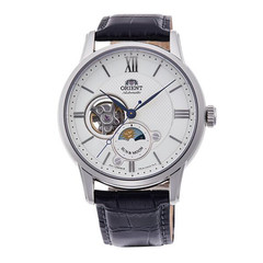 ORIENT STAR Men Watch RN-AS0003S White SUN & MOON 22 Jewels Automatic in Box