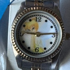 Disney Tinker Bell Two Tone Jubilee Bracelet Watch with Original Box NEW