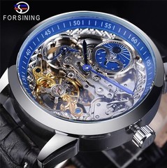 ⌚￼ Forsining Men’s Automatic Water Proof Moon Dial Luxury Business Watch