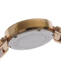 Michael Kors Day Date Watch MK6110 Stainless Steel Acetate Rose Gold Quartz Mult