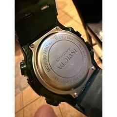 Invicta Racing 49042 Digital Chronograph Black Green Resin Watch 100M New in Box