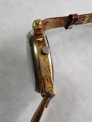 Futura Watch Women 29mm Gold Tone Floating Charms Moon Star New Battery 7.5″ #14