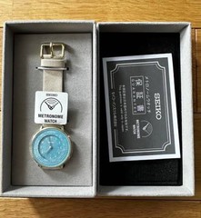 SEIKO Metronome Watch Standard Line Color Turquoise SMW005A Japan