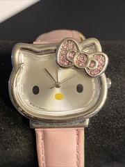 Vintage 2007 Sanrio Hello Kitty Watch Pink HK1069 PC21 – Rare New Battery