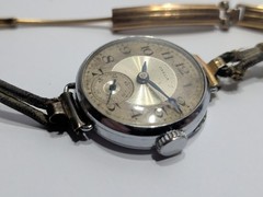 ✨ANTIQUE✨ 1920’s Dahlia Wristwatch w/ Sub-seconds Hand – Vintage Watch