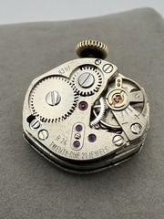 Vtg Kord 21 Jewels Ladies Mechanical Cocktail Watch Beautiful Speidel Band RUNS