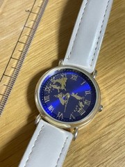 Disney Peter Pan Unused Watch Rare LDY White Belt From Japan
