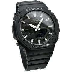 CASIO G-SHOCK GA-2100-1AJF Carbon Core Guard Watch Analog Digital Black Men’s