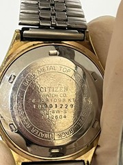 Vintage Citizen Automatic Day-Date 21 Jewels Black Dial Men’s Watch Japan