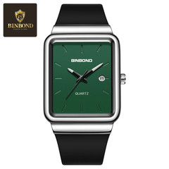 Men’S Watches Fashion Simple Square Quartz Wristwatch Male Original Waterproof S