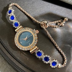 Elegant Rhinestone Women Watches Fashion Ladies Bracelet Strap Quartz Wristwatch