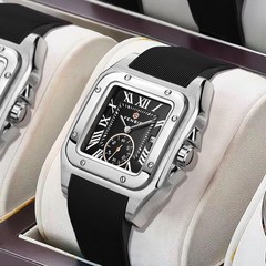 FENSIR Retro Square Watch For Men Versatile With A Calendar
