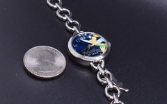Disney Peter Pan 50th Anniversary Tinkerbell Watch Bracelet With Charm New Batt