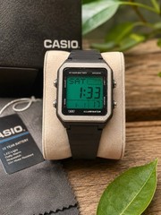 Custom Green Screen Casio W221H-1AV |Cyberpunk LCD Mod | 10-Year Battery | New