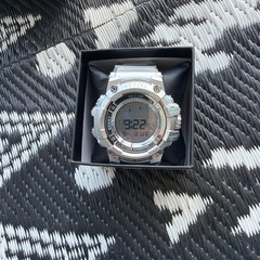 Invicta x Activa Dual Time Digital Watch Silver, ACW8082-025