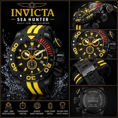 Invicta Sea Hunter Carbon Fiber Racing Pro Men’s 52mm Flyback Chrono Watch 48990