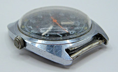 Vintage Men’s Timex Viscount Military Crosshair Hand Wind Watch Working