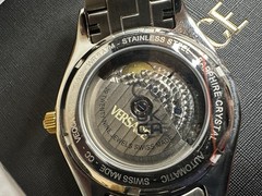 Versace 29 Jewels Automatic Mens Watch Exhibition Back HELLENYIUM BNIB rrp £1150