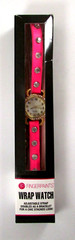 Women’s Watch Adjustable Strap Wrap Around Pink By Fingerpaints NEEDS BATTERY