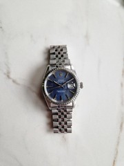 Rolex Datejust 36 – 16030 – 1982 – Rare Blue Dial – Automatic – Quick Set