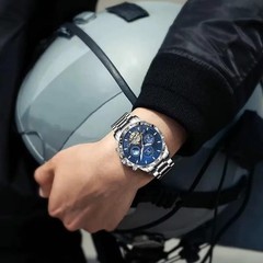 42MM GLENAW Men’s Automatic Watch Luxury Waterproof Stainless Steel Luminous NEW