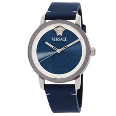 Versace V-Helix Quartz Blue Dial Men’s Watch VE9G00124