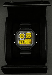 “Radioactive” | Custom 🟡 Casio World Time | Royale | AE-1200WH | HB Watch MOD
