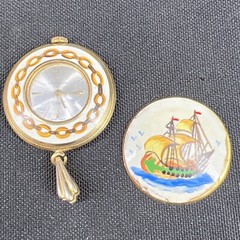 Vtg William Wise & Sons By Robert Ronnel Swiss Manual Wind Pocket Watch Pendant