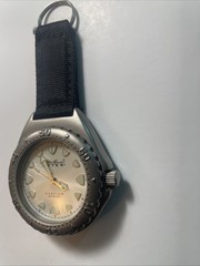 Eddie Bauer EBTEK Watch Mens Black Nylon Carry Diving Watch 330FT. #0115