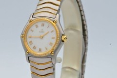 Ebel Sport Classic Ladies Watch 23mm Steel/Gold 1057901 Vintage Diamonds 10