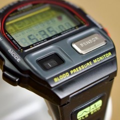 NOS Casio BP-100 1991 Blood Pressure Monitor Digital Wrist Watch 900 Japan Boxed